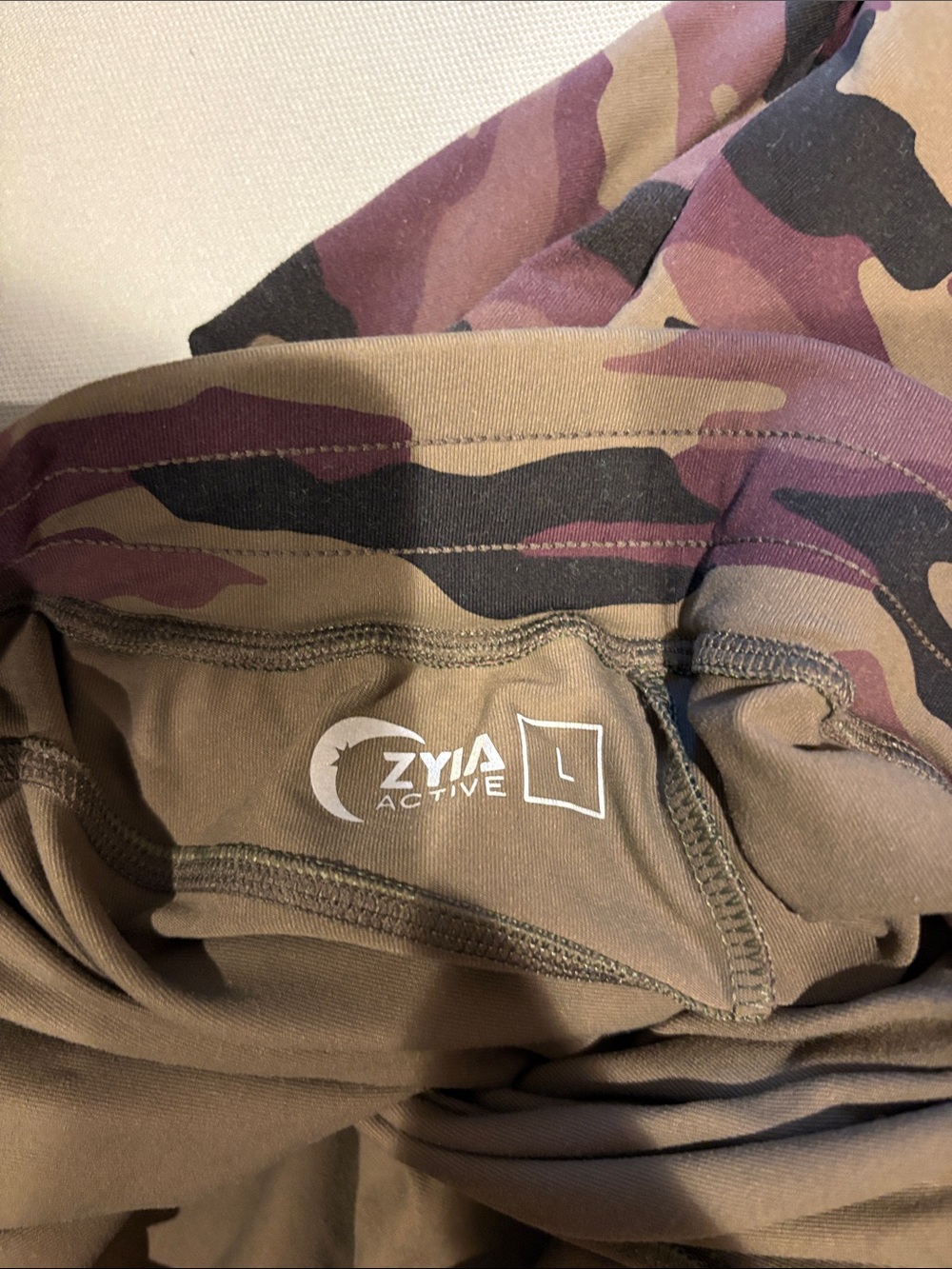 Purple Camo Girls' Jogger Sweatpants with Drawstring - Picture 2 of 2